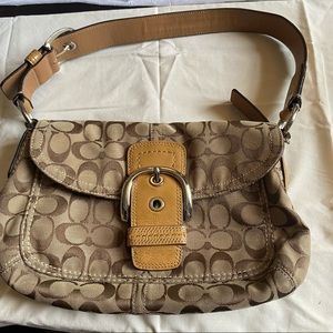 Coach Signature Buckle Bag